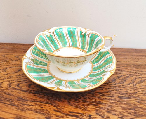 Rockingham cup and saucer - cup, duo