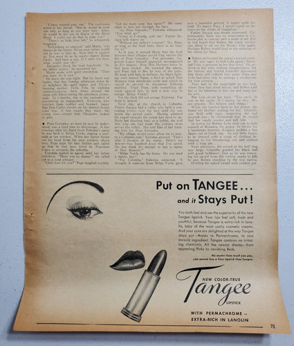 Vintage 1953 tangee lipstick - 1953,
