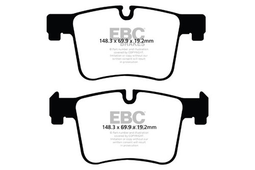 Ebc yellowstuff front brake - front,