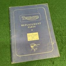 Triumph 500 650 1954 Replacement Parts Book Guide 5T 6T T100 T110 TR5 Appear NOS