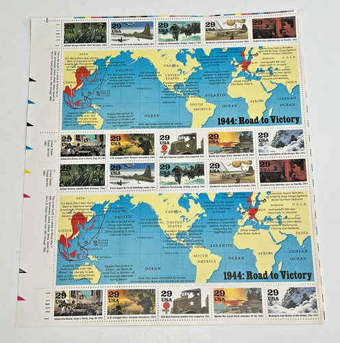 Postage ww2 1944 road - postage,