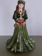 Rare Coalport Figurine A GIFT AT CHRISTMAS Limited Ed. 51/7501 Ladies of Fashion