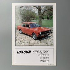 Datsun Sunny 1979 UK Sales