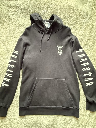 Black trapstar hoodie with - black,