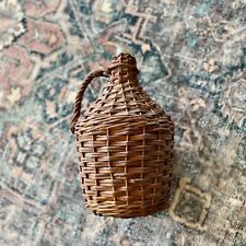 Antique Wicker Wrapped Demi