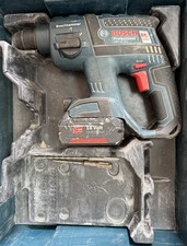 SDS Drill Bosch GBH 18V-EC with 2.6Ah Battery and L-BOXX Case Used No Charger
