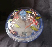 Vintage Blue Floral Hand