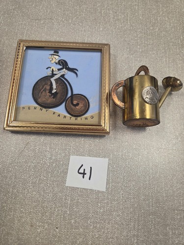 Vintage penny farthing coin - farthing,