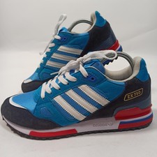 Adidas Originals ZX 750 Mens Suede / Fabric Trainers - Bluebird - Size 9 UK