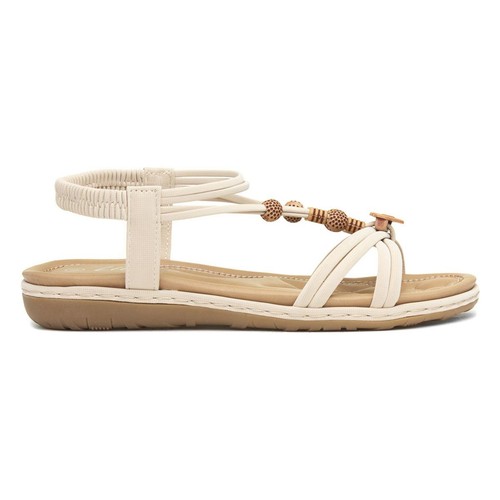Lilley womens sandals - lilley, cream