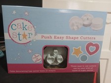 Cake Star Push Easy Shape Cutters Boxed