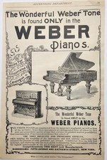 1894 Weber Piano Victorian