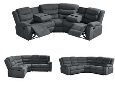 Grey Corner Sofa Recliner