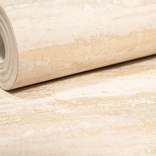 Beige gold metallic wallpaper - gold,