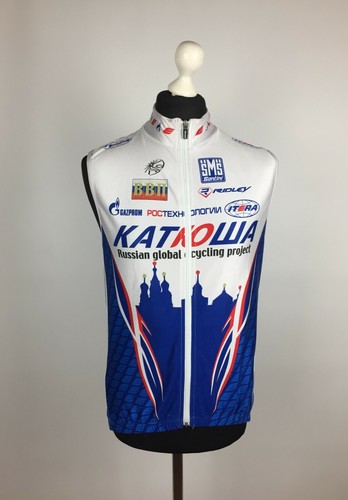 Katusha cycling jacket vest - katusha,