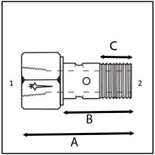 UNF Thread Banjo Bolt Banjo Union for Fuel Line Fitting Hydraulic Single Double