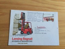 Lansing Bagnall office 25 years of Basingstoke.  First day cover.
