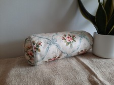 Vintage Shabby chic Rose ditsy Bolster Cushion Floral original Cottagecore prop