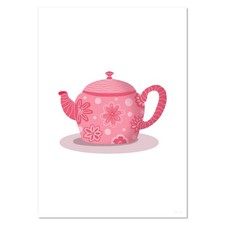 'Funky Teapot' Wall Posters / Prints (PP053223)