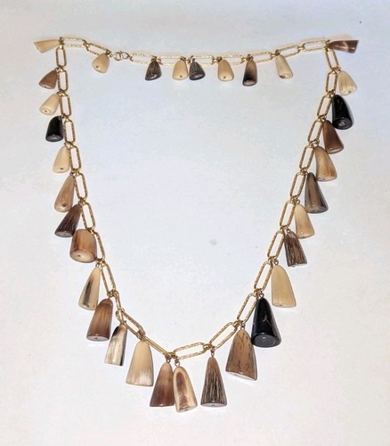 Vintage natural mixed horn - vintage,
