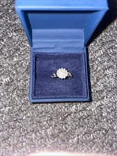 Diamond Cluster Ring 9ct White