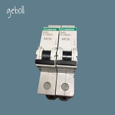 2 X CRABTREE 61/B40 MCB CRABTREE 40 AMP MCB 1P 40A B40 61/B40 PUSH PLUG IN SPADE