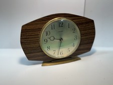 Vintage Metamec Mid Century Mantle Clock Art Deco Design Working Retro/vintage