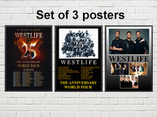 westlife music posters 25th