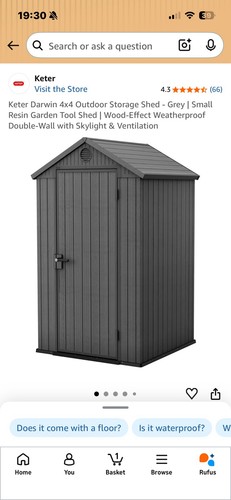 Keter darwin garden - darwin, shed