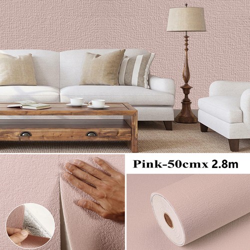 Pink linen effect - pink,