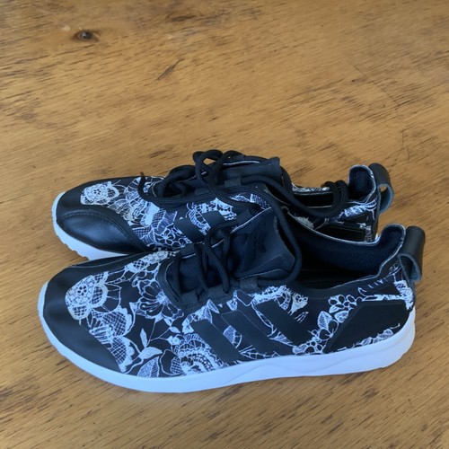 Womens adidas black white - adidas, black/white