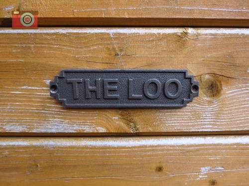 Cast iron the loo - "the, loo"