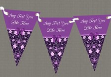 Purple Shabby Chic Vintage