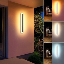 LED Outside Porch Wall Lights 80cm 32W IP65 Waterproof for Auction