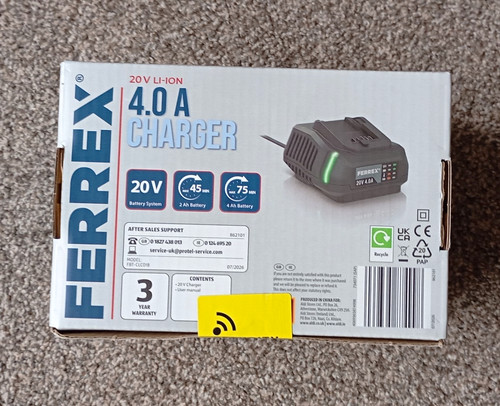 Ferrex 20v ion 0a battery - 4.0a,