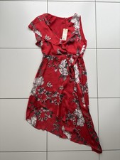 Lipsy asymmetrical red dress