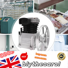 250 L/min Air Compressor Pump Head 3HP Piston Twin Cylinder With Silencer UK