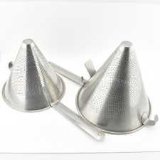 2x Stainless Steel Conical