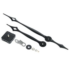 Quartz Clock Movement Replacement Kit with Long Hands for Large Clocks