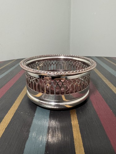Vintage silver plated wine - silver-plated,