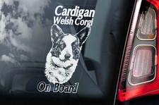 Corgi Sticker, Car Window