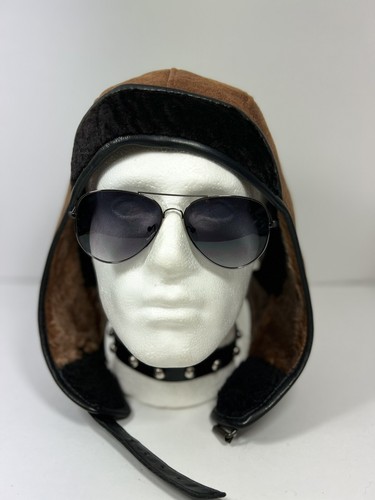 Trapper hat real sheepskin - hat,