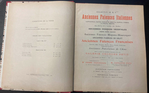 Ancient italian faience from - italian,