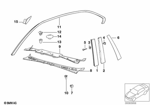 Bmw genuine left passenger - bmw,