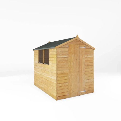 7x5 wooden garden - shed, overlap