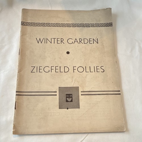 1934 ziegfeld follies program - 1934,