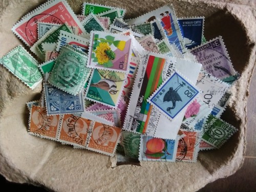 Worldmix stamps 300 used - worldmix, used,off