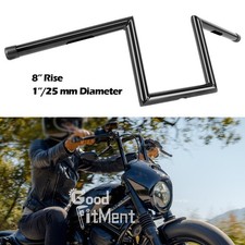 8" Rise 1 inch Motorcycle Handlebar Z-Bar For Harley Sportster 1200 Nightster