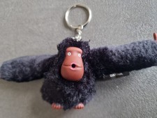 Kipling Davina Black Monkey Keychain Bag Charm