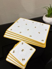 Honeybee 4 Placemats and 4